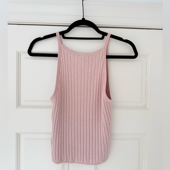 H&M Pink Ribbed Tank Top - Picture 2 of 4